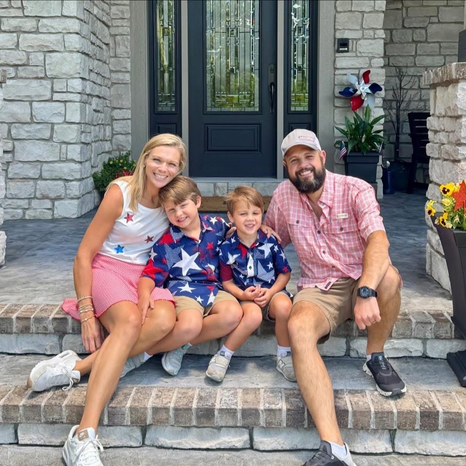 Holdfast Security founder with his wife and two sons